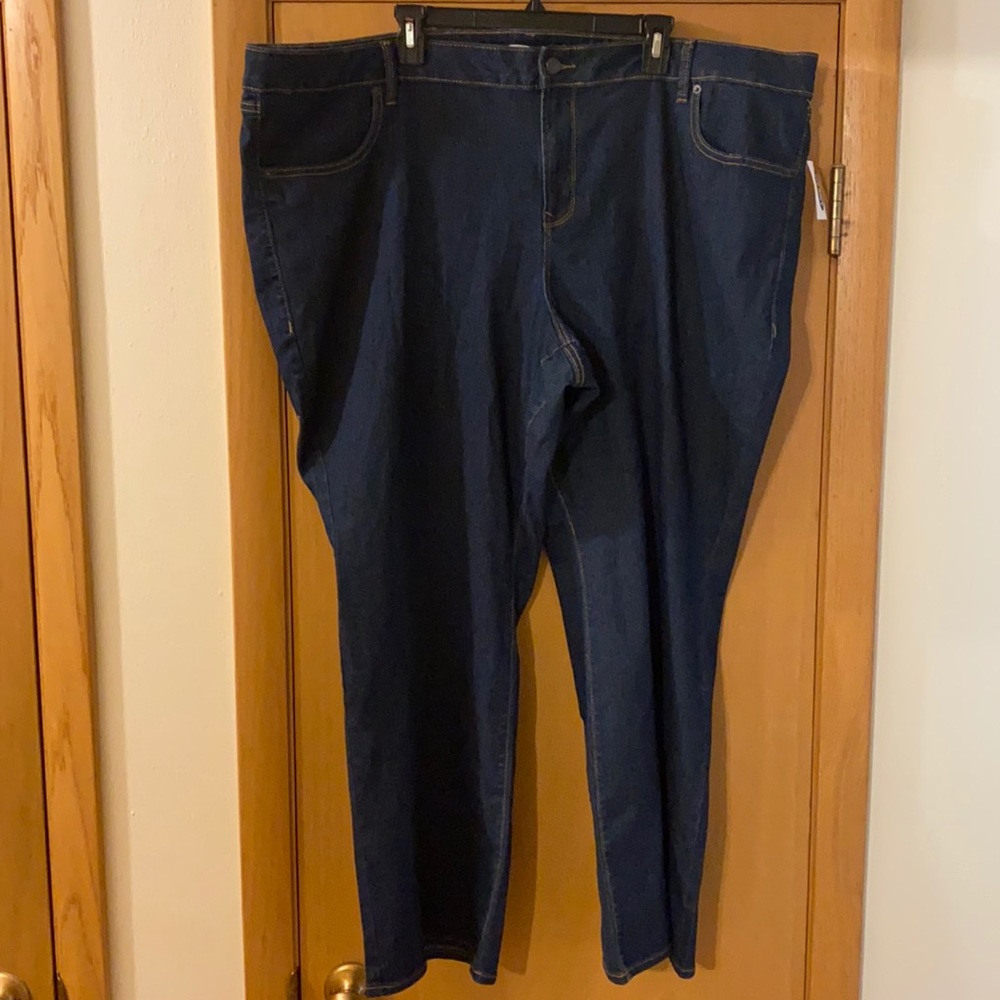 Old Navy Boot Cut Dark Wash Jeans Plus Size 28 Short